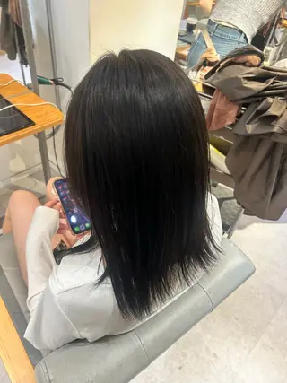セミロング カラー 栄/Maison /yugaのヘアスタイル