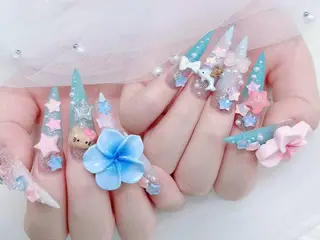 ネイル 🎀LIMIT🎀 長さ出し新宿のネイルデザイン