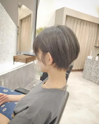 ショート カラー パーマ ヘアアレンジ メンズ マツエク・マツパ ネイル キッズ 6月オープン♪豊見城 Lodattu✁清水のヘアスタイル