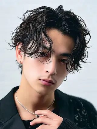 パーマ メンズ 神田 絢飛のヘアスタイル