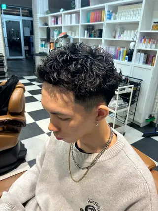 ショート パーマ メンズ 奈良/生駒/FEEL /ﾉｶﾞﾐﾄｼｷのヘアスタイル