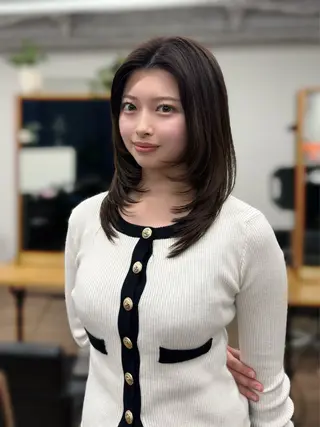 ロング 藤原航/艶髪 /日曜カットモデルのヘアスタイル