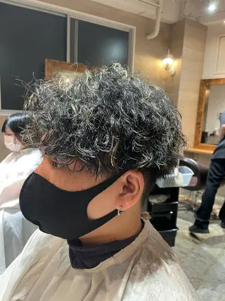 カラー パーマ メンズ 優真/難波で 1番パーマが上手いのヘアスタイル