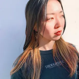 ロング カラー 中川 竜誠のヘアスタイル
