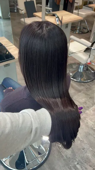 セミロング カラー ヘアアレンジ 髪質改善カラー/艶髪 LISAのヘアスタイル