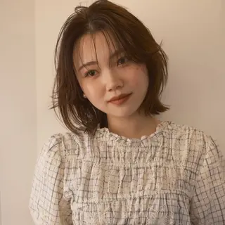 ショート カラー パーマ/透明感カラー 元町🌱takutoのヘアスタイル