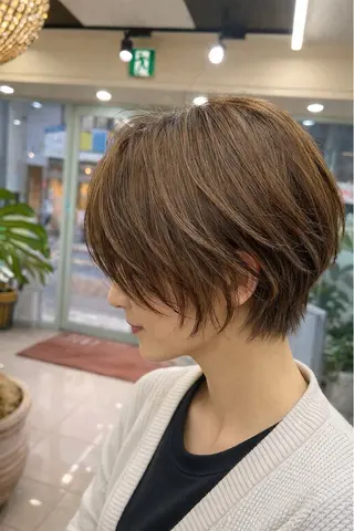 ショート 菅野谷 琉那のヘアスタイル