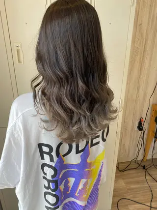 セミロング カラー TELAHAIR森川 憂一のヘアスタイル