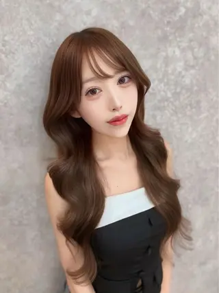 カラー 🫧yumena🫧 艶カラー特化🖤大宮のヘアスタイル