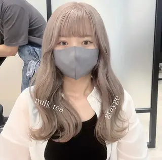 セミロング カラー 井口 泰輝のヘアスタイル