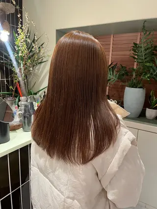 カラー ブリーチ×透明感 カラー/楓梨🎀のヘアスタイル