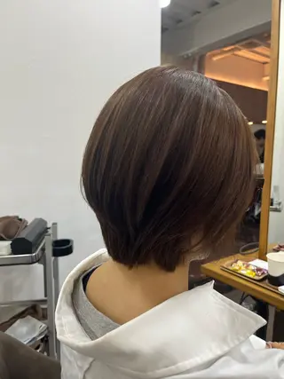 ショート 縮毛矯正🌟カラー╱ ╱いいじまのヘアスタイル