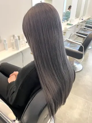 ロング カラー NANO/ ブリーチ×レイヤーのヘアスタイル