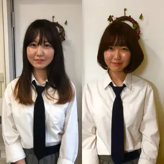 ショート カラー 増山 大起のヘアスタイル