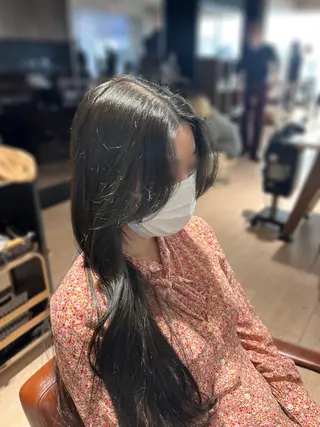 セミロング カラー 赤羽今日子/レイヤー /盛れる顔まわりのヘアスタイル