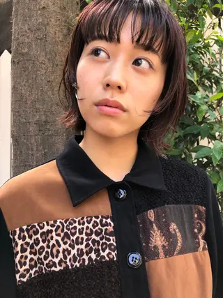 ショート カラー eri kinjoのヘアスタイル