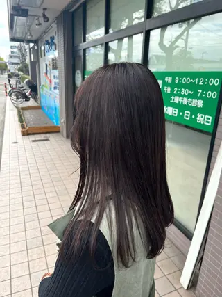 ロング カラー RuLaN AMIのヘアスタイル