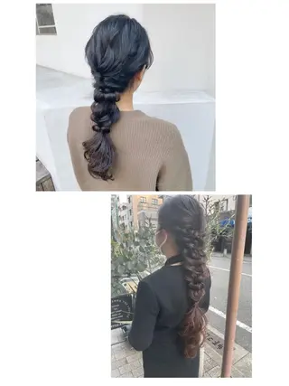 ヘアアレンジ KAI RIKAのヘアスタイル