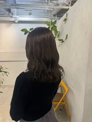 セミロング 新宿/顔周りカット +レイヤー=しずく♩のヘアスタイル