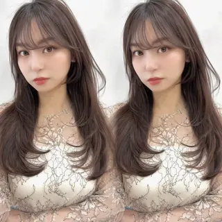 ロング 暗色カラー/レイヤー 🩶KAITOのヘアスタイル