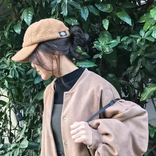 セミロング カラー ショート特化 /天神大名/ハルナのヘアスタイル
