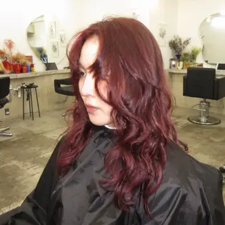 カラー ‪ YUMEKA🦙🍒のヘアスタイル