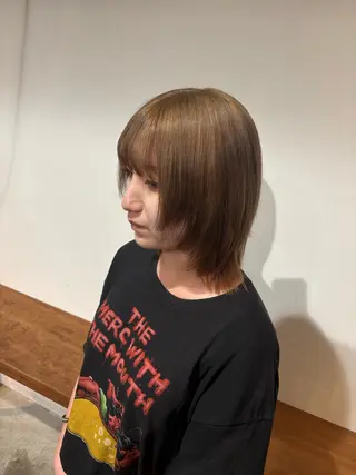 セミロング 名田 凌佑のヘアスタイル
