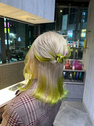 ミディアム カラー 🐾カラーモデル募集 中🐈⬛藤川 千誉のヘアスタイル