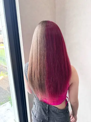 ロング カラー 井手 孔介のヘアスタイル