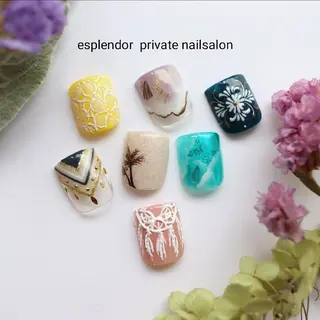 ネイル esplendor  小野寺のネイルデザイン