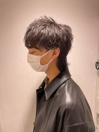 ショート カラー パーマ ヘアアレンジ メンズ キッズ ネイル マツエク・マツパ スパイキー/フェザー /波巻き/かいとのヘアスタイル