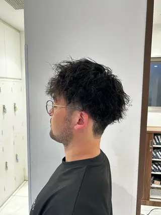 ショート パーマ メンズ 🌟縮毛矯正/髪質改 善🌟赤嶺智偉のヘアスタイル