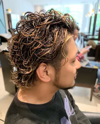 カラー パーマ メンズ メンズ専門 井藤 雅也のヘアスタイル