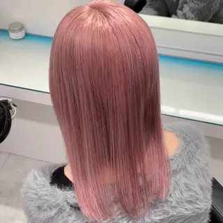 ロング カラー ウルフカット×ハイ トーン職人🤍ゆうひのヘアスタイル