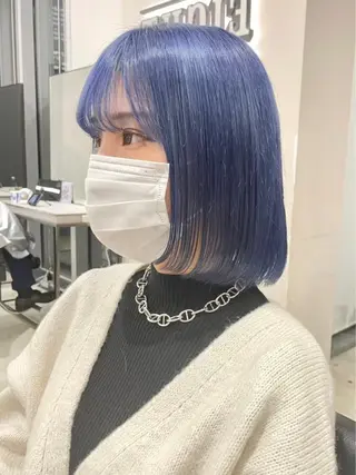 ショート カラー ブリーチ&髪質改善 TAIGAのヘアスタイル