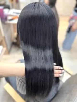 ロング カラー 💜eluあやね💜 🫧カラー・縮毛矯正のヘアスタイル