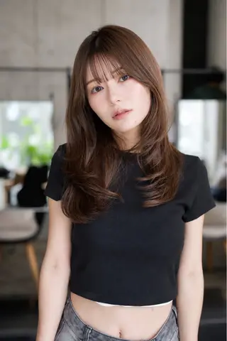 ロング カラー ヘアアレンジ 縮毛矯正・カラー特化 指名No.1shunのヘアスタイル