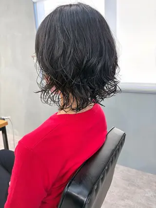 ショート パーマ S. Hitomiのヘアスタイル