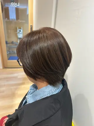 ショート 透明感カラー 🎀せいかのヘアスタイル