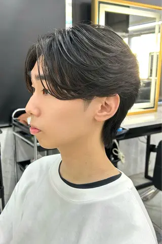 ショート パーマ メンズ メンズスタイリスト 前田雄輝のヘアスタイル