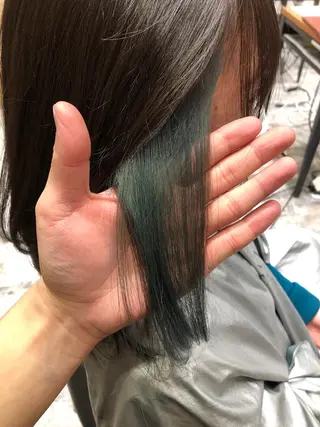 ショート カラー 銀座✨レイヤーカット 顔まわり/坂本亜裟海のヘアスタイル