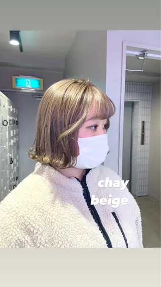 ショート カラー パーマ ヘアアレンジ メンズ キッズ ネイル マツエク・マツパ KANAMI 🌏のヘアスタイル