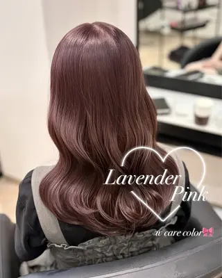 ロング カラー 𝒎𝒐𝒆🩰 名駅/ヘアメ/暖色♡のヘアスタイル