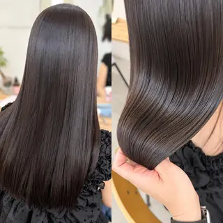 ロング カラー 透明感カラー/顔周り 臼井いつみのヘアスタイル