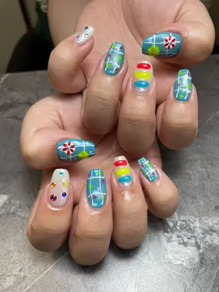 ネイル nail salon 3🌞越谷のネイルデザイン