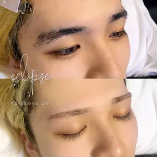 メンズ アイブロウ eclipse eyelashのマツエク・マツパデザイン