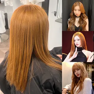 ロング カラー CORE もえかのヘアスタイル