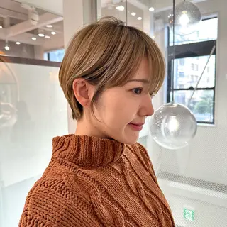 ショート 縮毛矯正/レイヤー taiga🧡のヘアスタイル