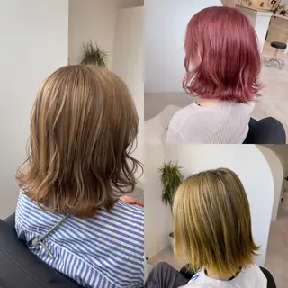 カラー 💗miyu🫧 ナチュラル可愛い💓のヘアスタイル