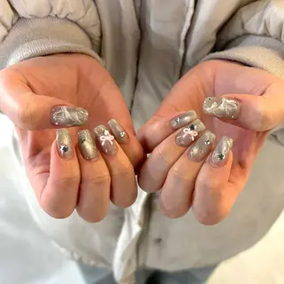 ネイル yuki❄️堺筋本町 韓国ワンホンのネイルデザイン